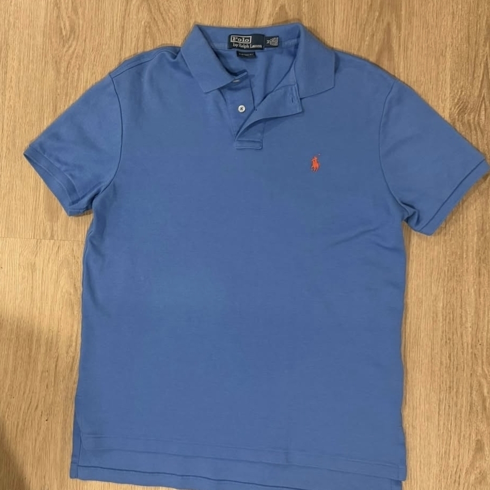 Polo by Ralph Lauren Men's Classic Blue Polo Shirt